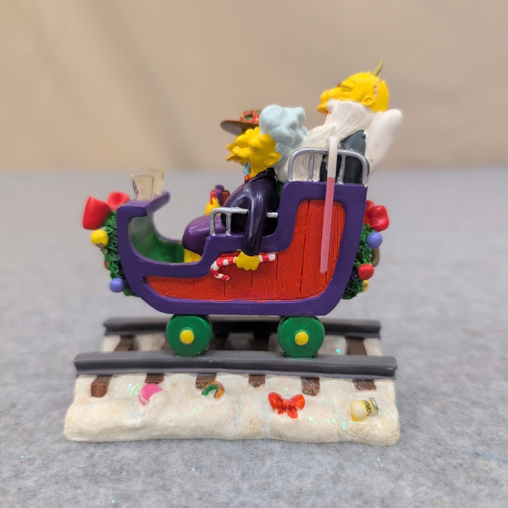 The Simpsons Geriatric Express Christmas Collection Sculpture 2003 Hamilton - Picture 1 of 5